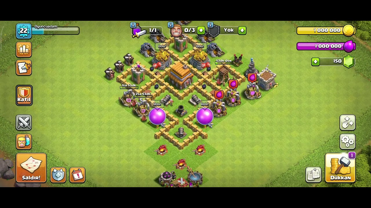 Amansız mücadele sürüyor...#clashofclans 