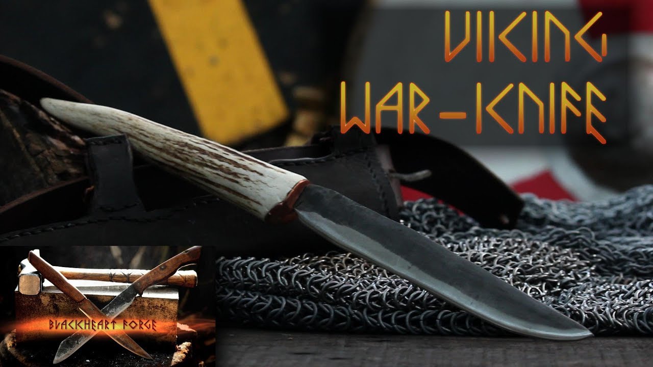Viking War-Knife Forged From a Coilspring