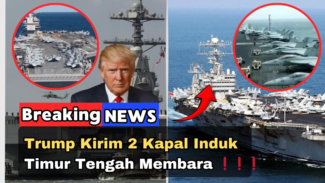 🔴 LIVE Gerald Ford & Lincoln Tiba, Gertakan Sambal Trump Buat IRAN! TIMUR TENGAH Semakin MEMANAS!
