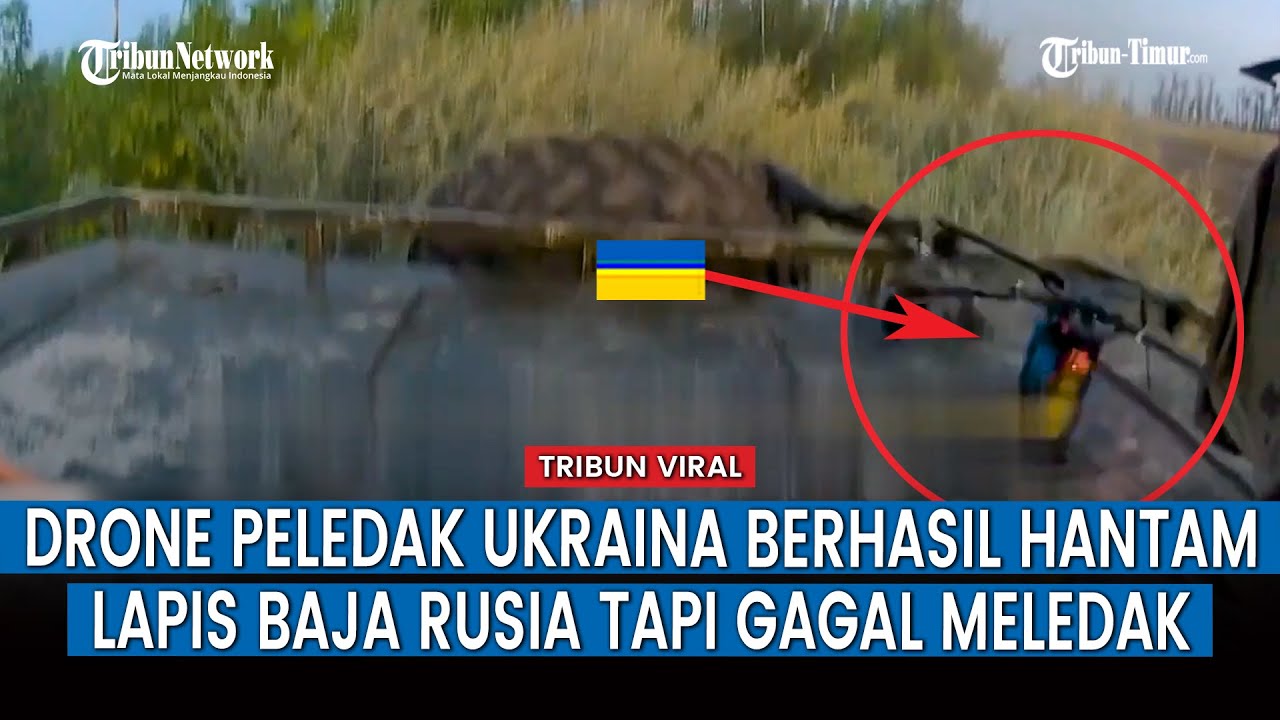 Pasukan Moskow Beruntung! Drone Ukraina Tidak Meledak, Gagal Hancurkan Lapis Baja Rusia