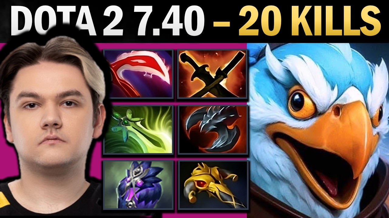 Kez Pro Carry z Butterfly i 1000 GPM - Dota 7.41