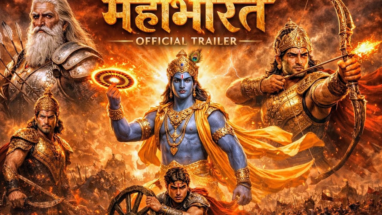 MAHABHARAT – The Greatest War Ever Told | Official Trailer (Hindi) #mahabharat #Traller 