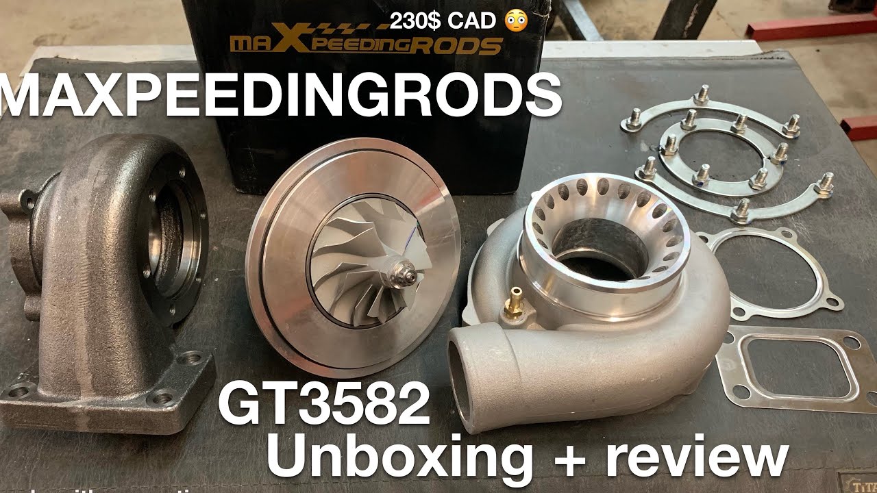 Maxpeedingrods GT35 GT3582 unboxing, disassembly and review! Cheap turbo, good quality!