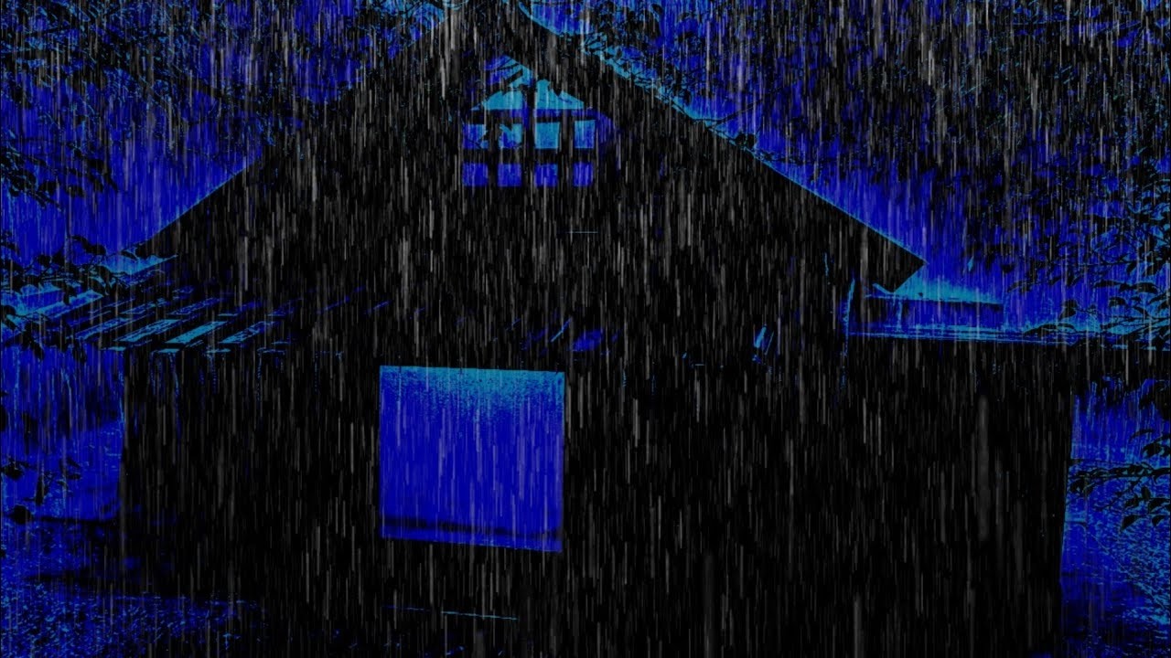 Quality Sleep in 3 Minutes with Heavy Rain🌧️ Powerful Thunder on a Tin Roof at Night