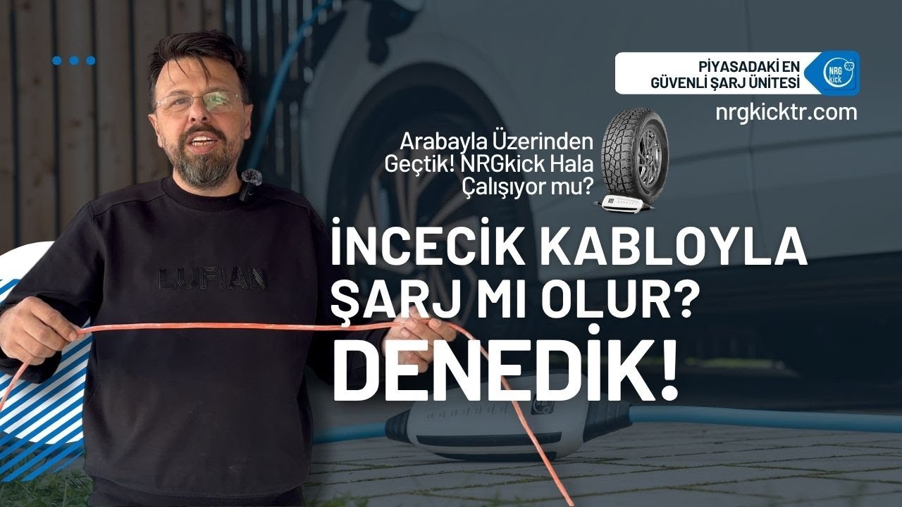 İncecik Seyyar Kabloyla Aracımızı Şarj Ettik! 💡⚡ Ev Priziyle NRGkick Deneyimi