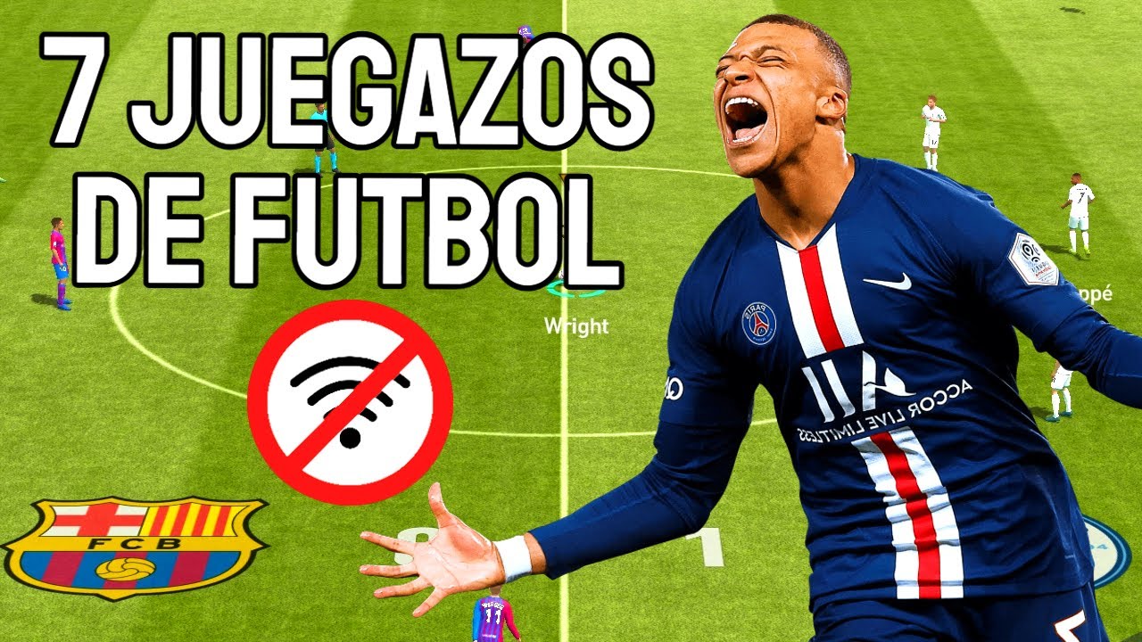 Top 7 MEJORES JUEGOS de FUTBOL sin INTERNET Para ANDROID con GRAFICAZOS