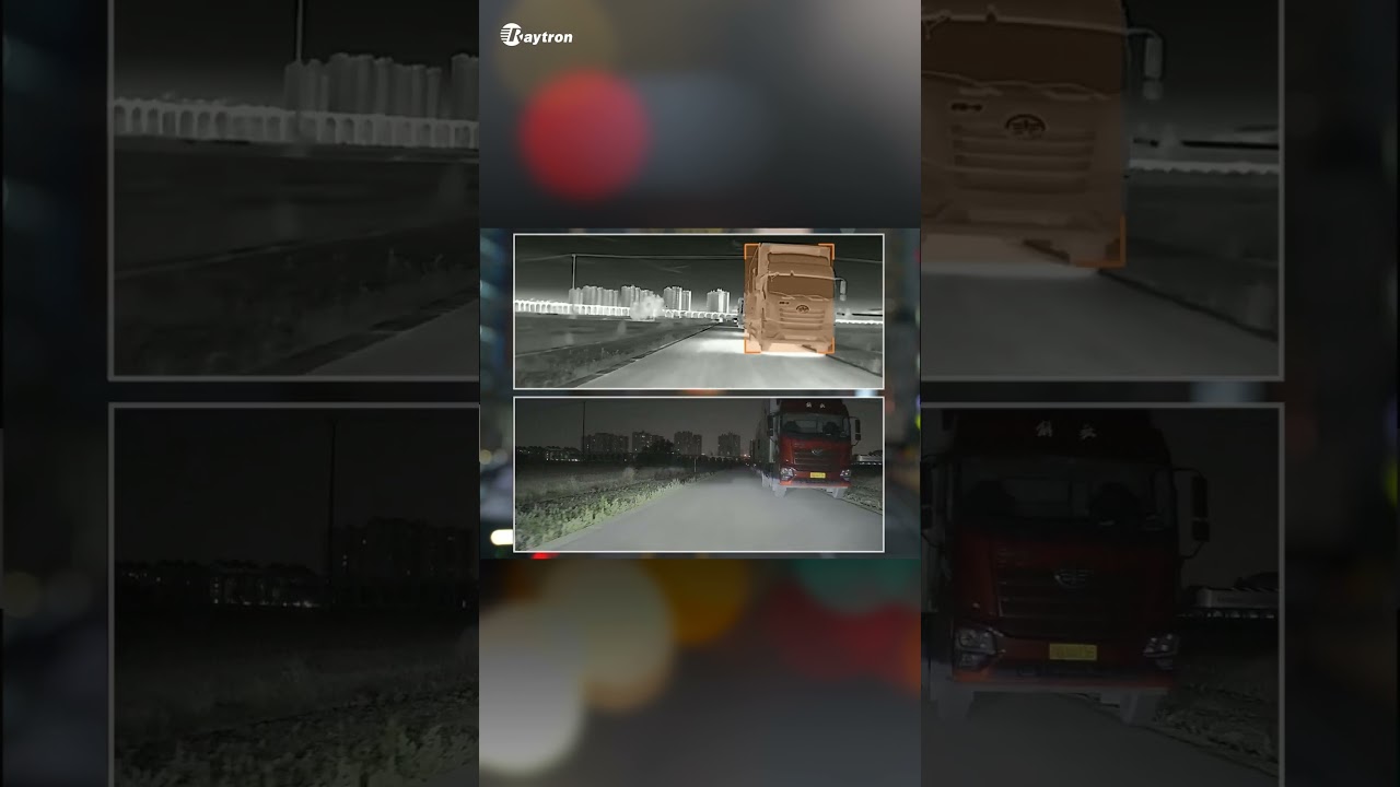 Automotive Thermal Imaging Improves Visibility on Dark Country Roads #thermalimaging #automobile