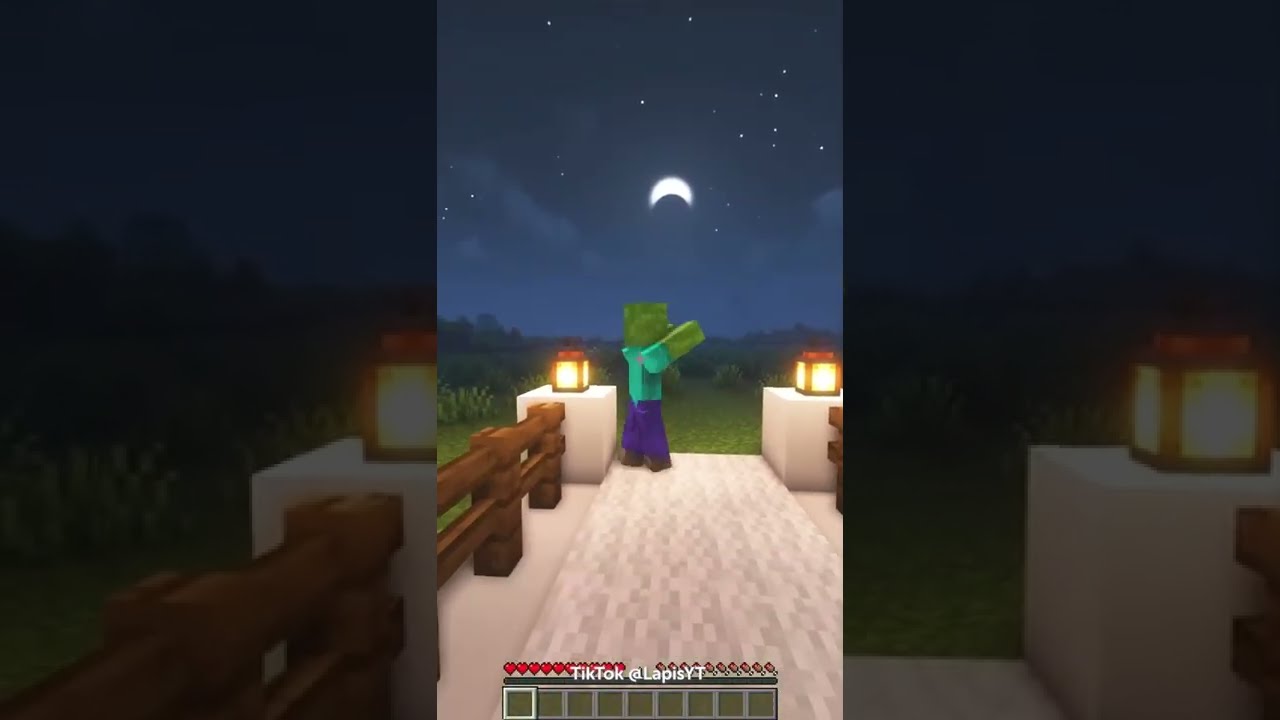 How to get rid of ZOMBIES in Minecraft #shorts