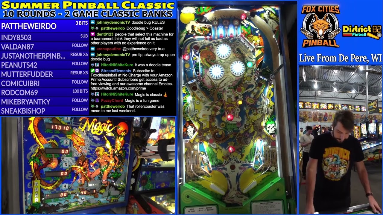 Summer Pinball Classic 2023 - Classics Pinball Tournament Qualifying