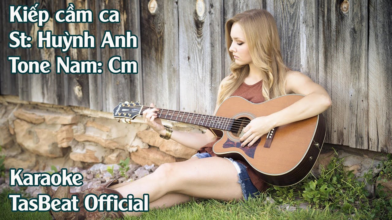 Karaoke Kiếp Cầm Ca - Tone Nam | TAS BEAT