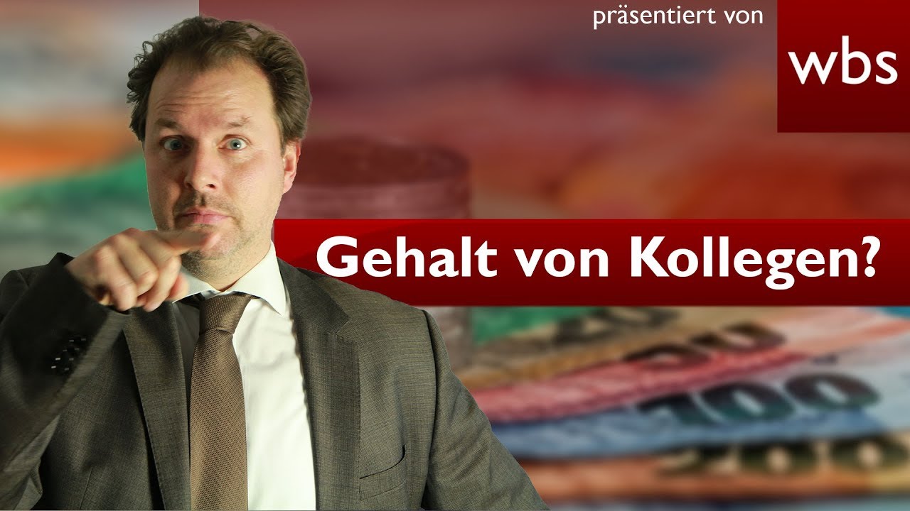 Was verdienen meine Kollegen? Das neue Entgelttransparenzgesetz | Rechtsanwalt Christian Solmecke