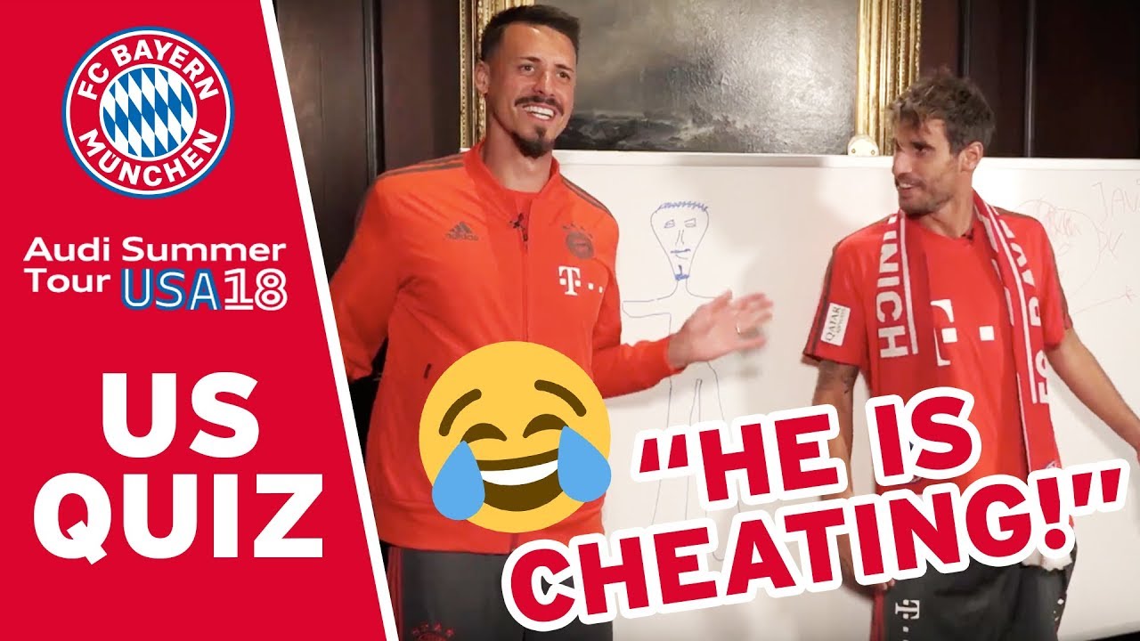 FC Bayern US Quiz w/ Javi Martínez & Sandro Wagner