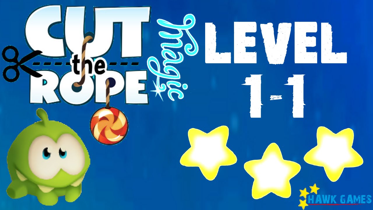 Cut the Rope Magic - Sky Castle Level 1-1 (3 stars)