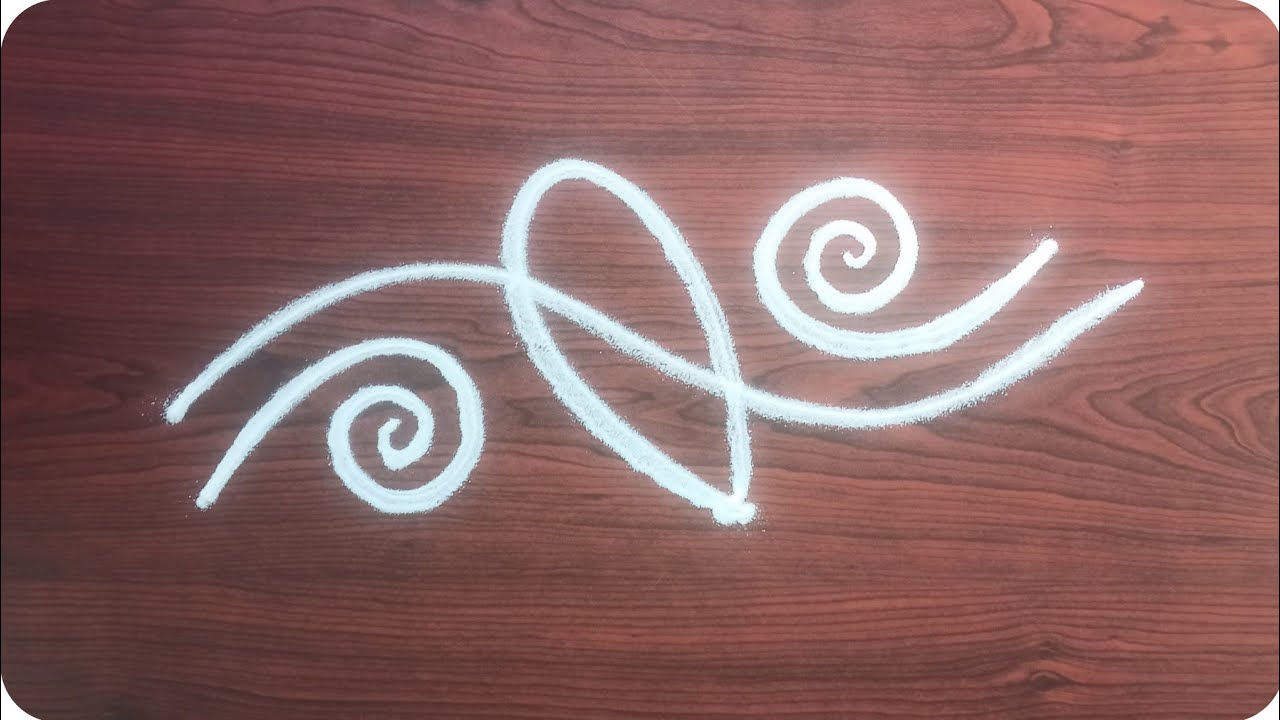 Simple rangoli designs/Chinni muggulu