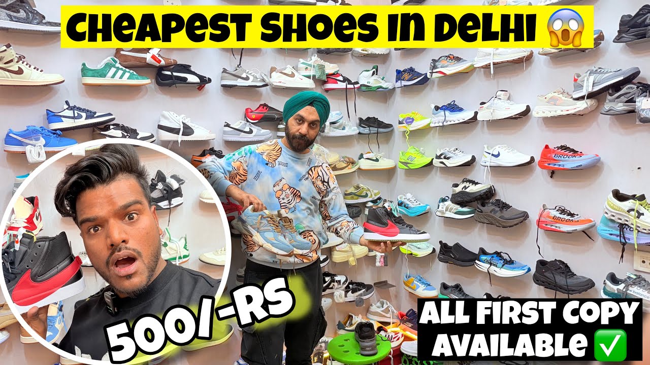 Cheapest Shoes Market In Delhi | Biggest Sale On Branded Shoes 😱| First Copy Shoes Start From 1200rs