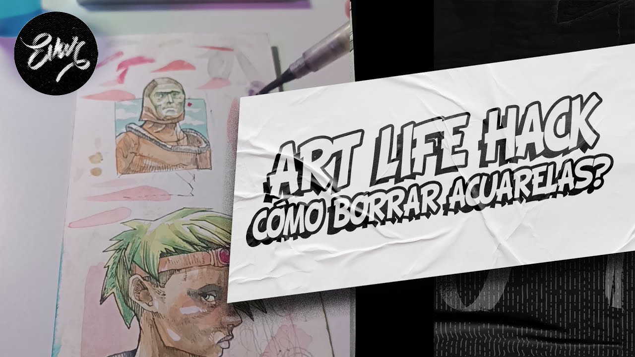 ¿Cómo borrar acuarelas?