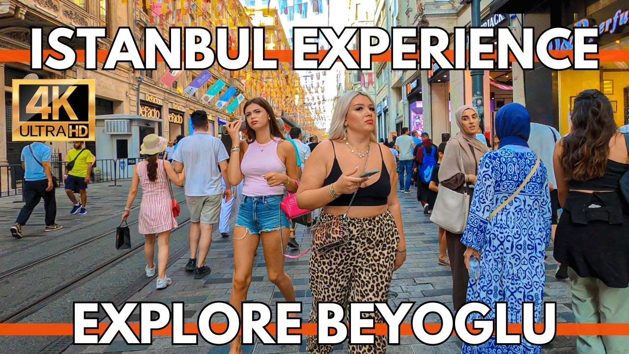 Discover Istanbul's Beyoğlu A 4k Walking Tour from Galata Tower to Taksim Square via Istiklal Street