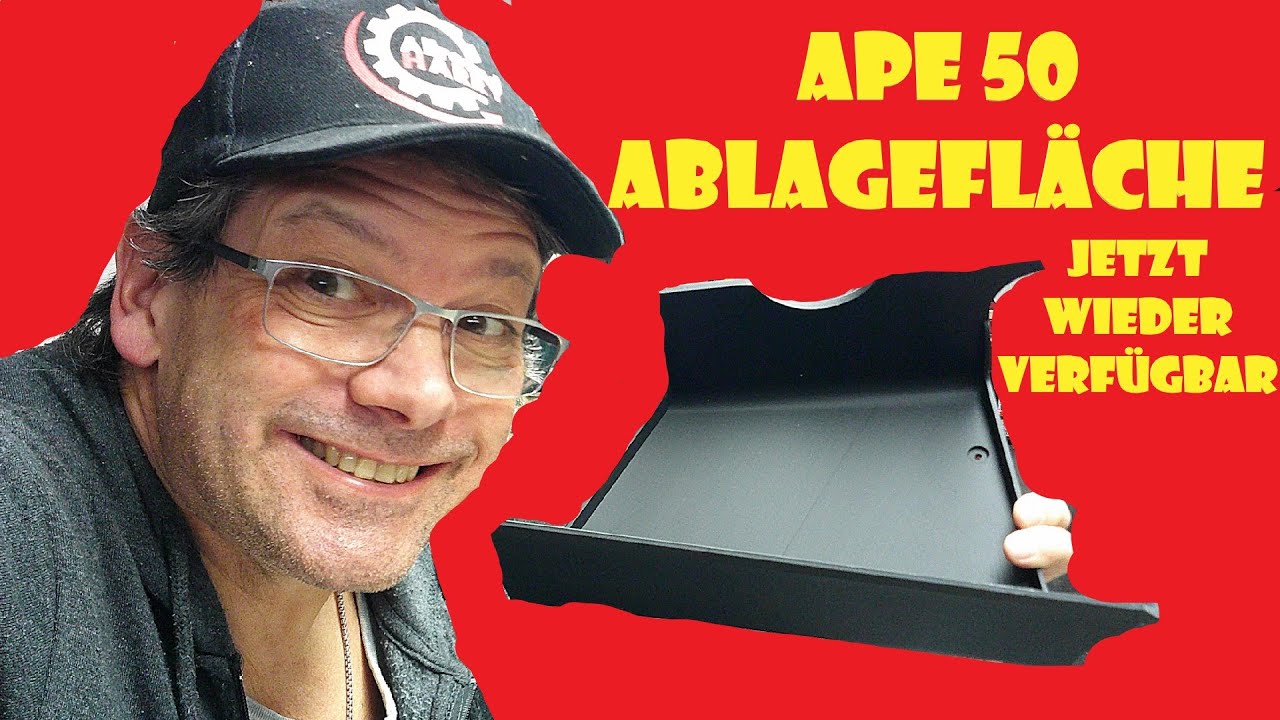 Piaggio Ape 50 Ablagefläche @ApeHarry #italobee 