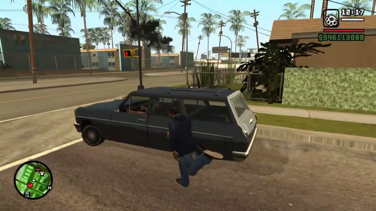 GTA SA O&TDE GAMEPLAY test update - funtime places and pedestrians insult SV [HD] 