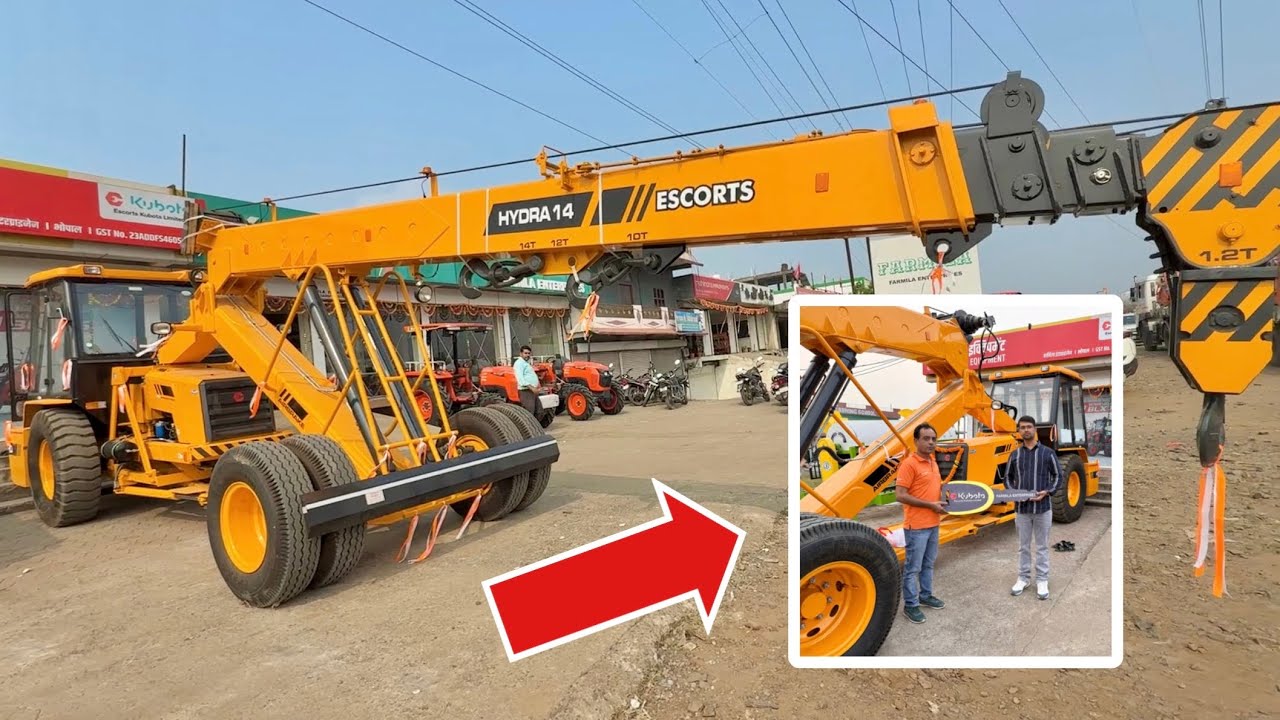 Finally we purchased a New Escort hydra 14 ton दिवाली के शुभ अवसर पर नई मशीन