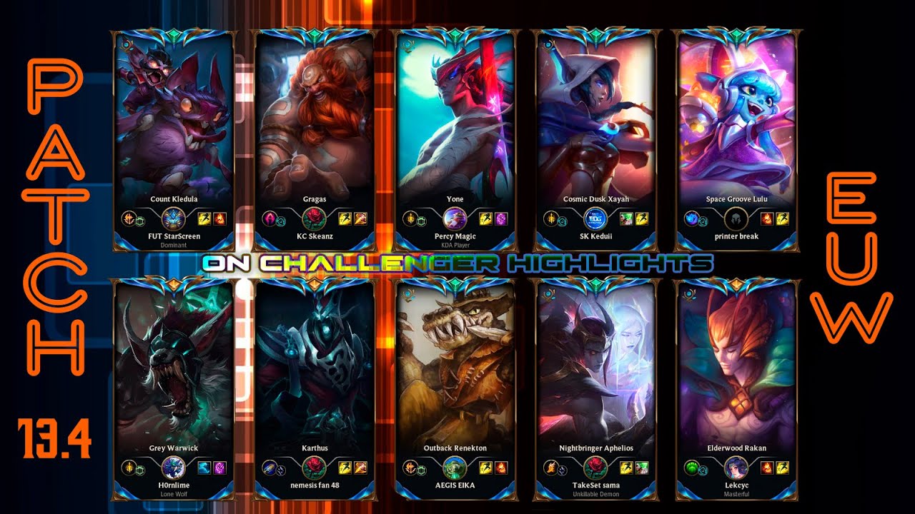 EUW Challenger Match #595 Patch 13.4 [FUT StarScreen, KC Skeanz, MSF Vetheo, AEG Eika, UOL Lekcyc]