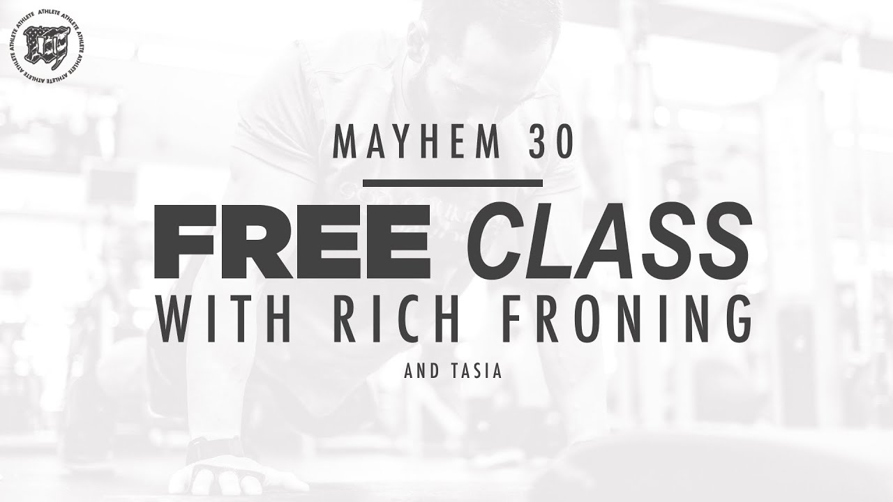 M30 Home Workout with Rich Froning & Tasia Percevecz