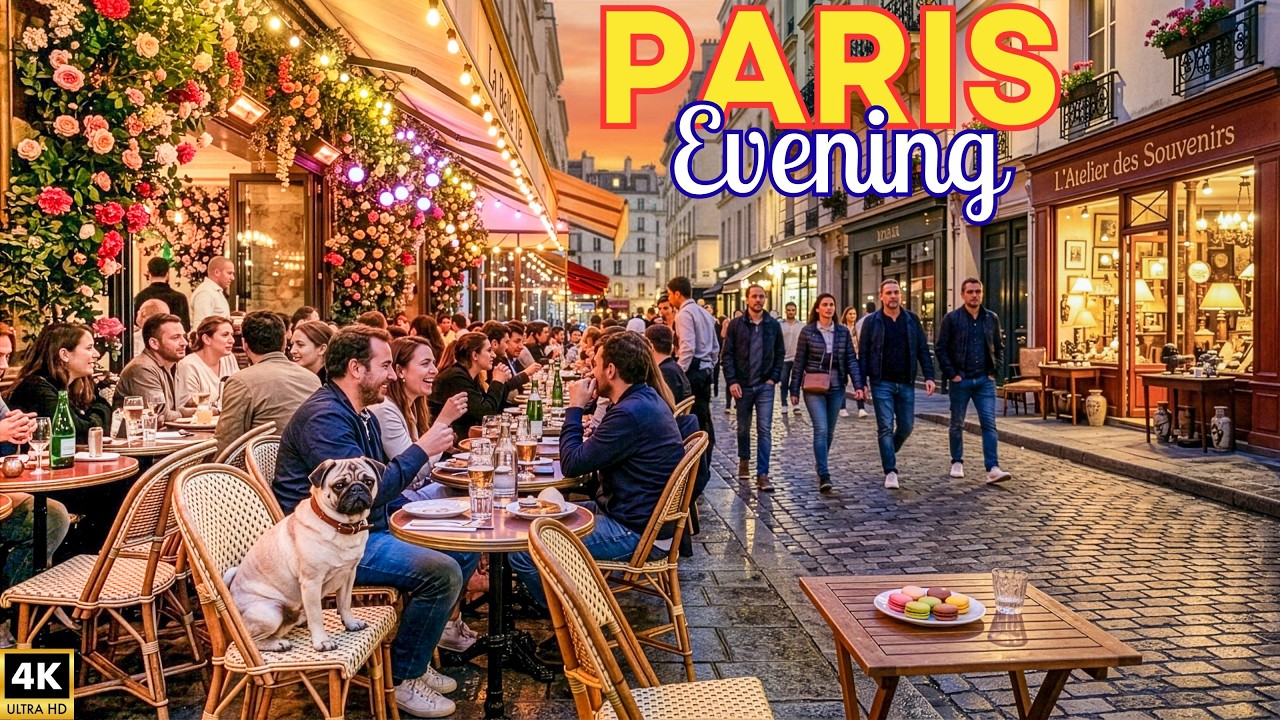 21 March 2026 - A Beautiful Spring Evening Walk in Paris ✨ | City Center  Paris Walk 4K
