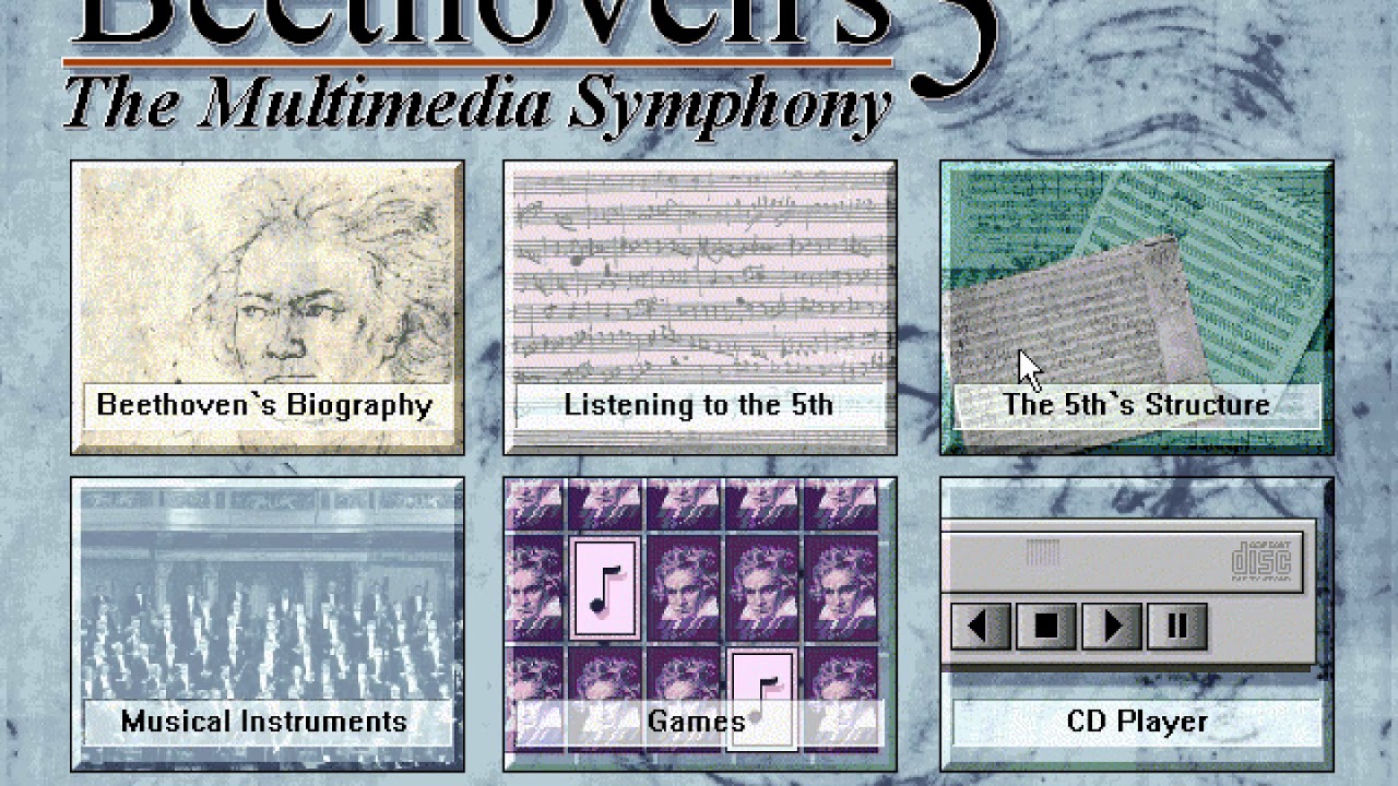 Beethoven's 5th - A Music Lovers Multimedia Guide CD-ROM (1993)