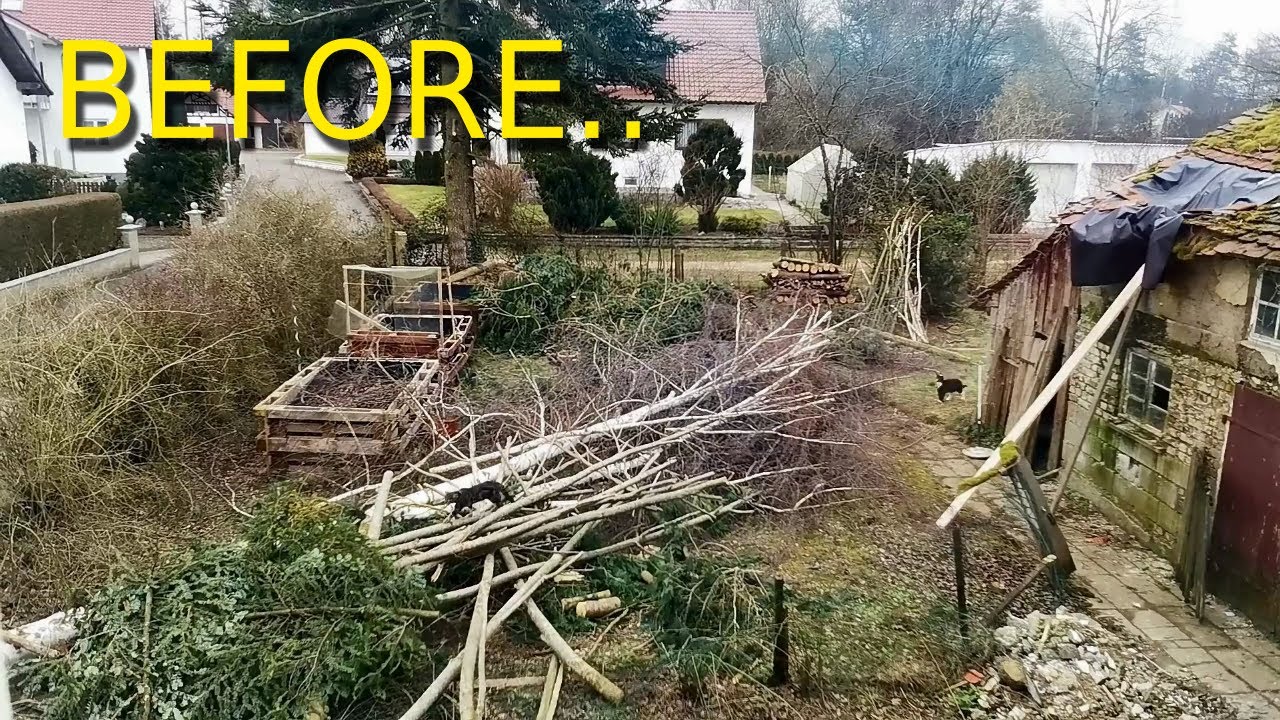 Garden Restoration! CLEANED to start BIG PROJECTS! (Time-Lapse)