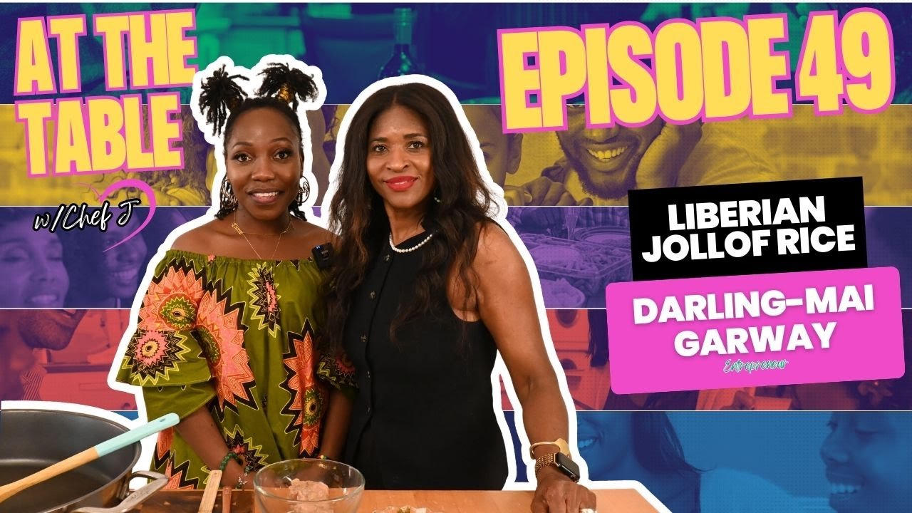 Making LIBERIAN JOLLOF RICE with DARLING-MAI GARWAY