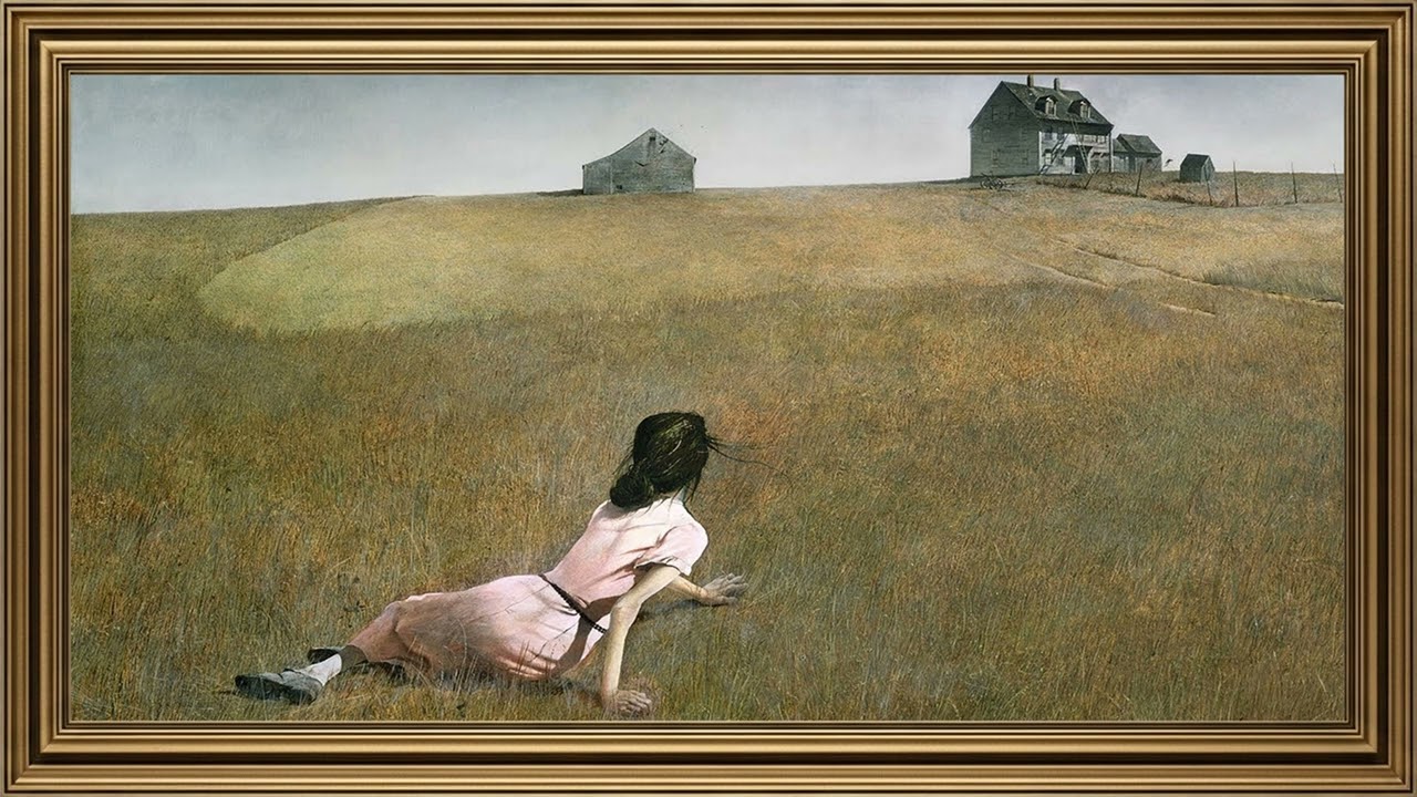 Christina’s World – Andrew Wyeth  Emotional American Painting 4K Wallpaper  Masterpiece