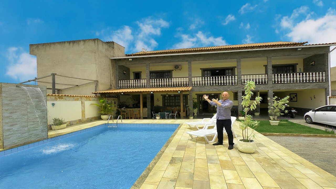 CASA NA PRAIA DO BARBUDO COM EXCELENTE ÁREA DE LAZER | ARARUAMA RJ - REGIÃO DOS LAGOS