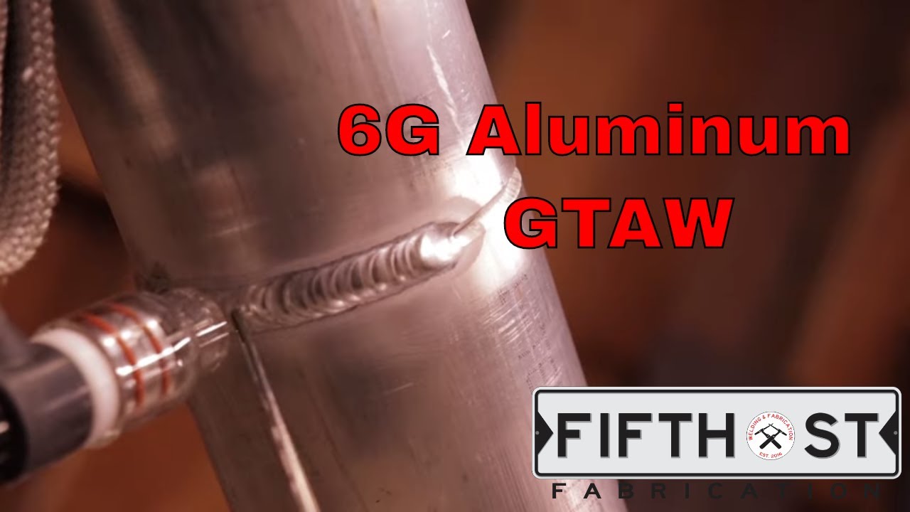 Как сваривать алюминиевые трубы 6g TIG (GTAW)