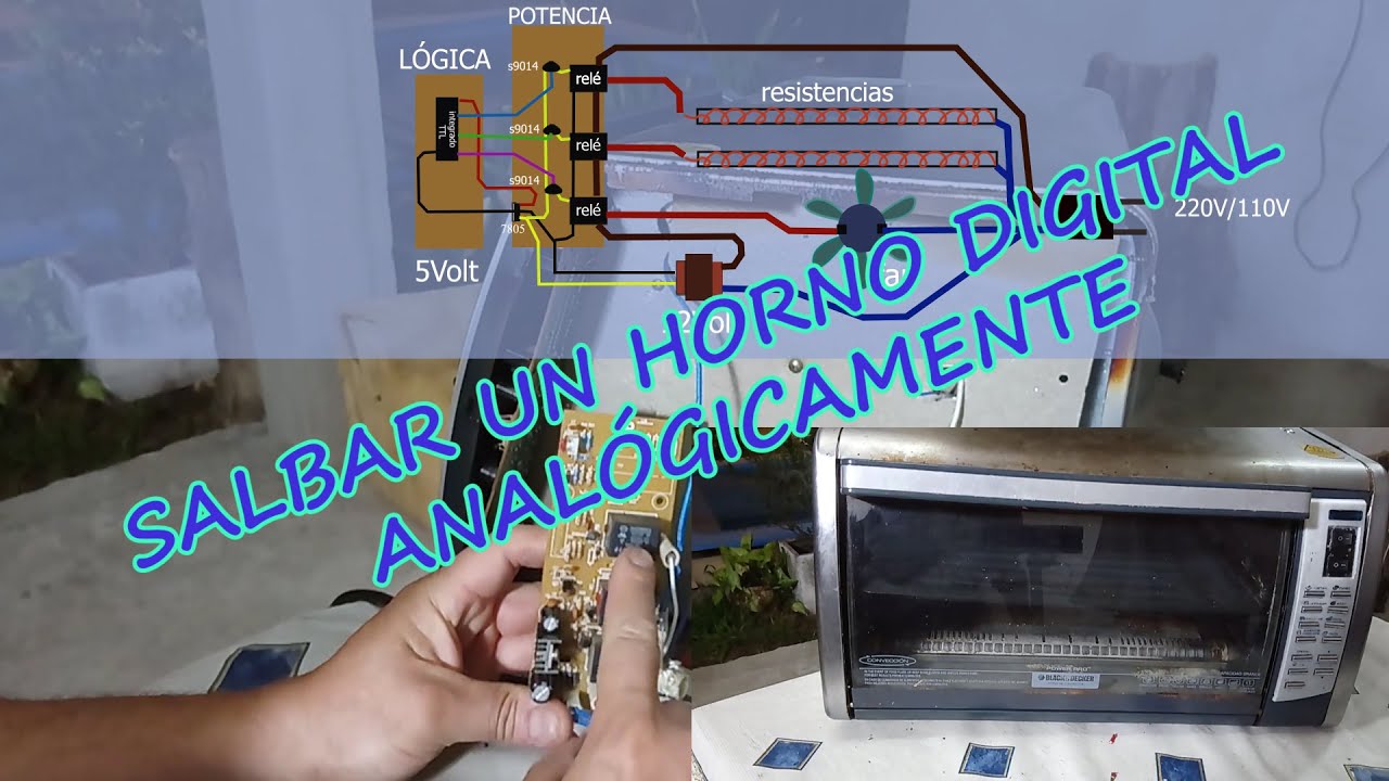 Horno Digital a Convencional   