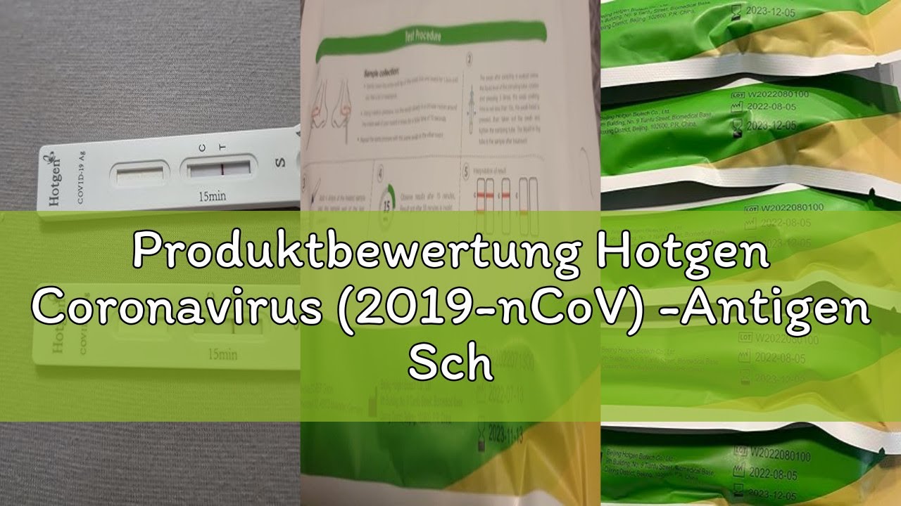 Produktbewertung Hotgen Coronavirus (2019-nCoV) -Antigen Schnelltest 40 Stück x 1