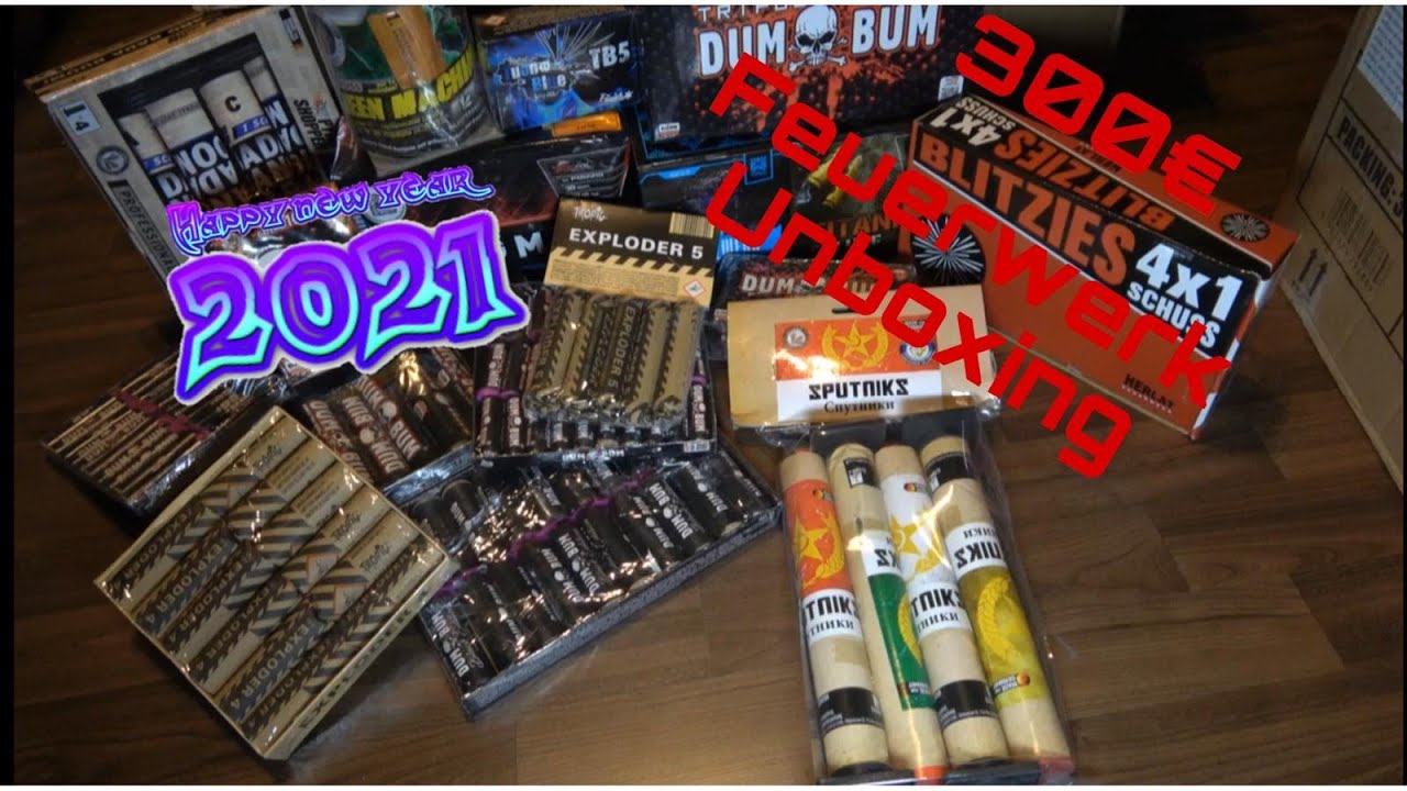 Feuerwerk Unboxing (Silvester 2021/2022)