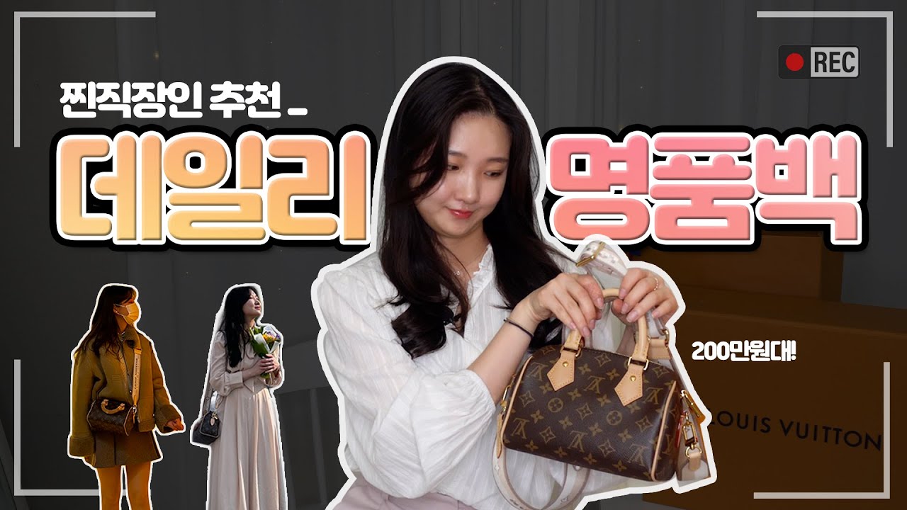 200만원대💸20대 직장인 🐜데일리 명품백 추천!🧡 | 루이비통 스피디 20
