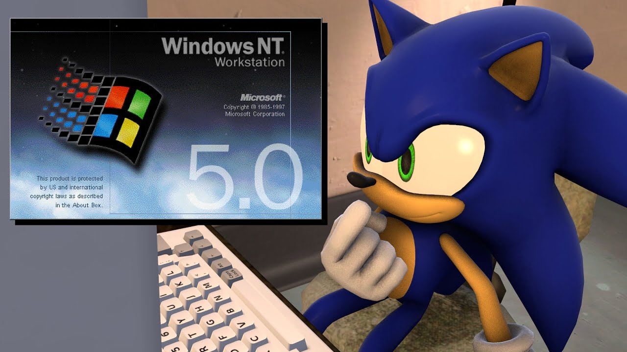 [SFM] Sonic VS Windows NT Workstation 5.0 REANIMATED!