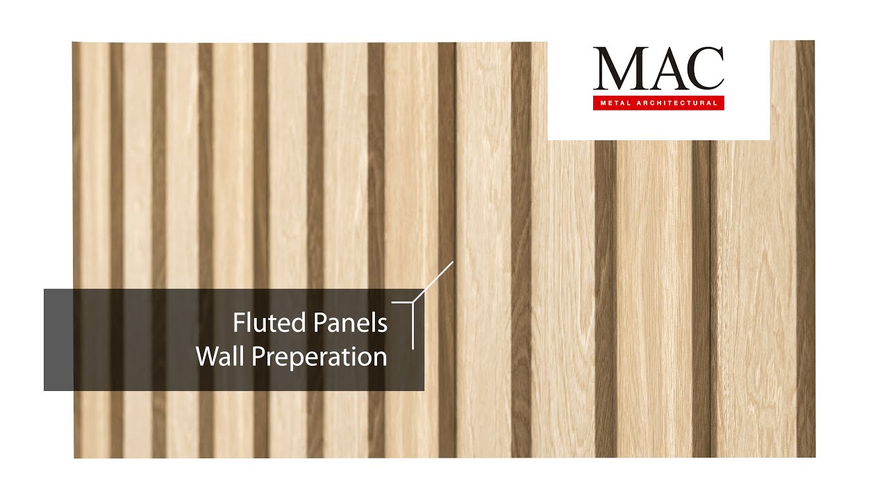 Fluted Panels | Preparing a wall |  ENG
