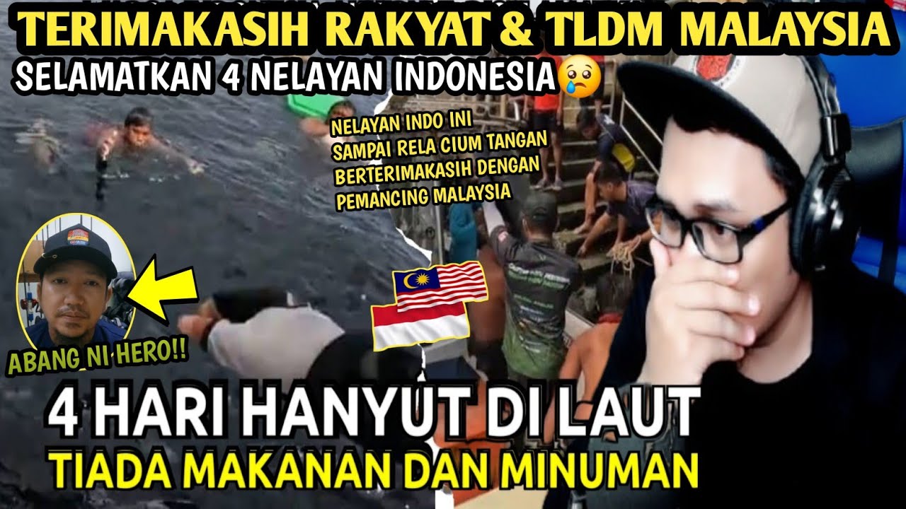 YA ALLAH‼️ BUAT SEBAK & HARU😭BAIKNYA ORANG2 MALAYSIA INI SELAMATKAN NELAYAN INDONESIA | Wak Lonjong