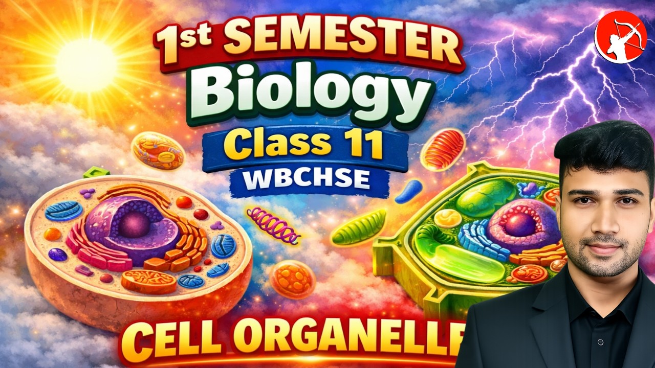 Day 3 | 1st semester Biology Class | কোশীয় অঙ্গানু । Cell Organelles | Wbchse | Class 11 Semester 1