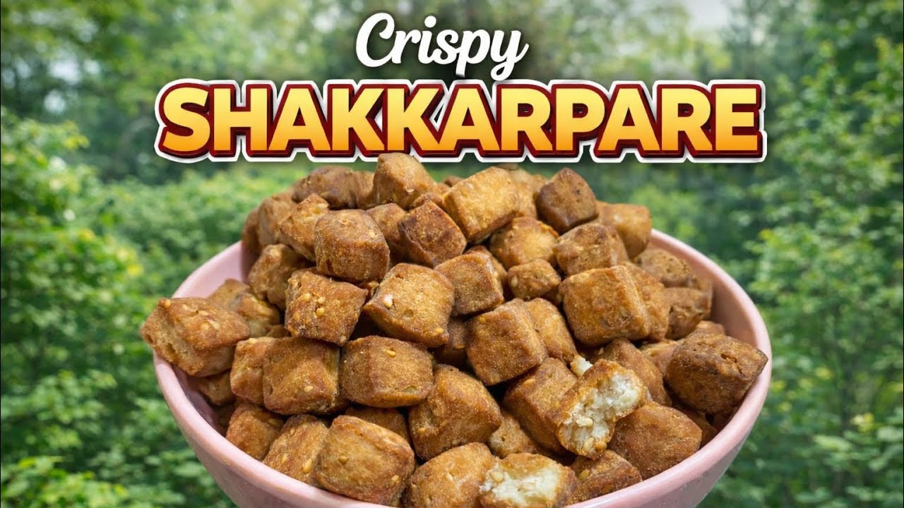 Market Style Sakkarpara Ghar Par | Crispy & Sweet Shakkarpare || Cook_with_Raaj