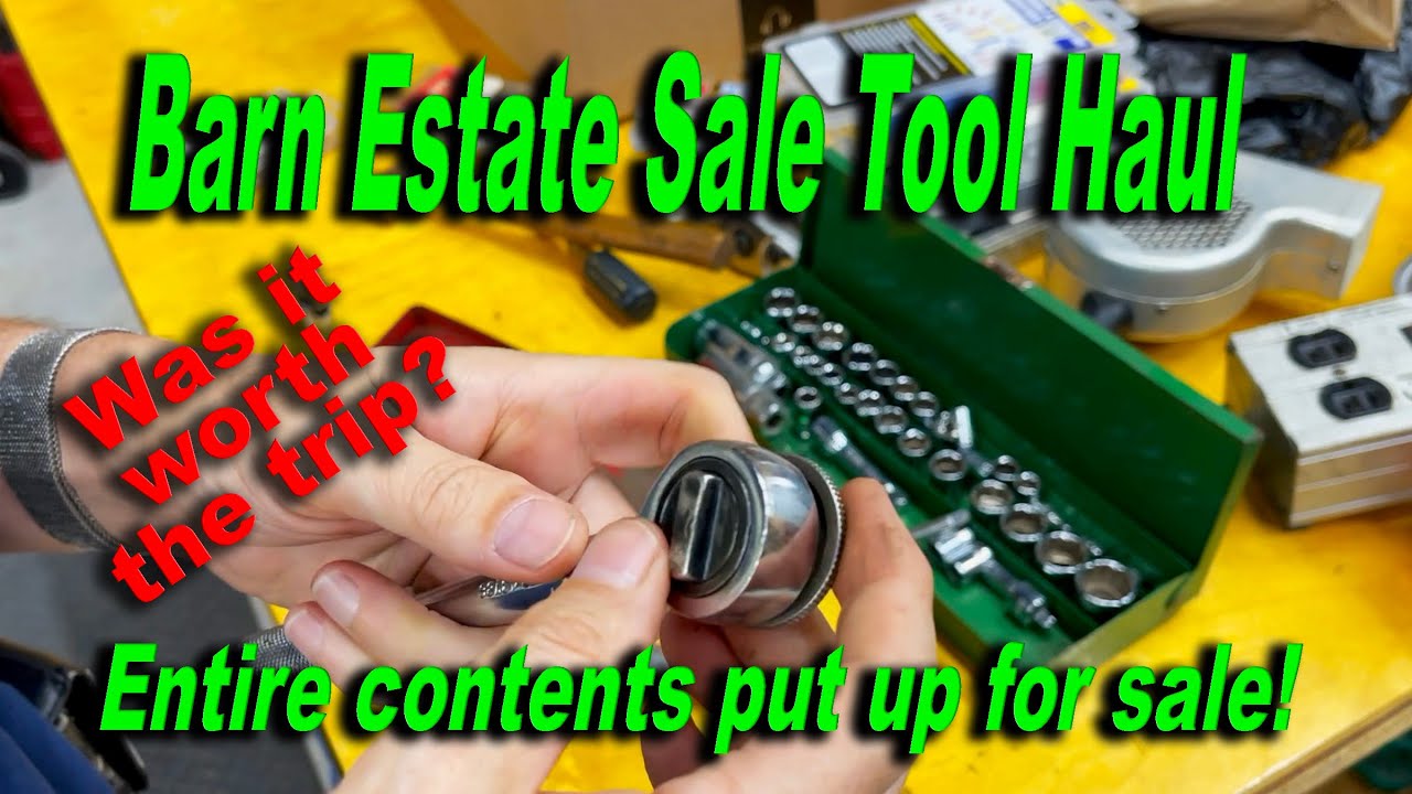 Huge Barn Estate Sale Tool Haul - 50% off Entire Contents