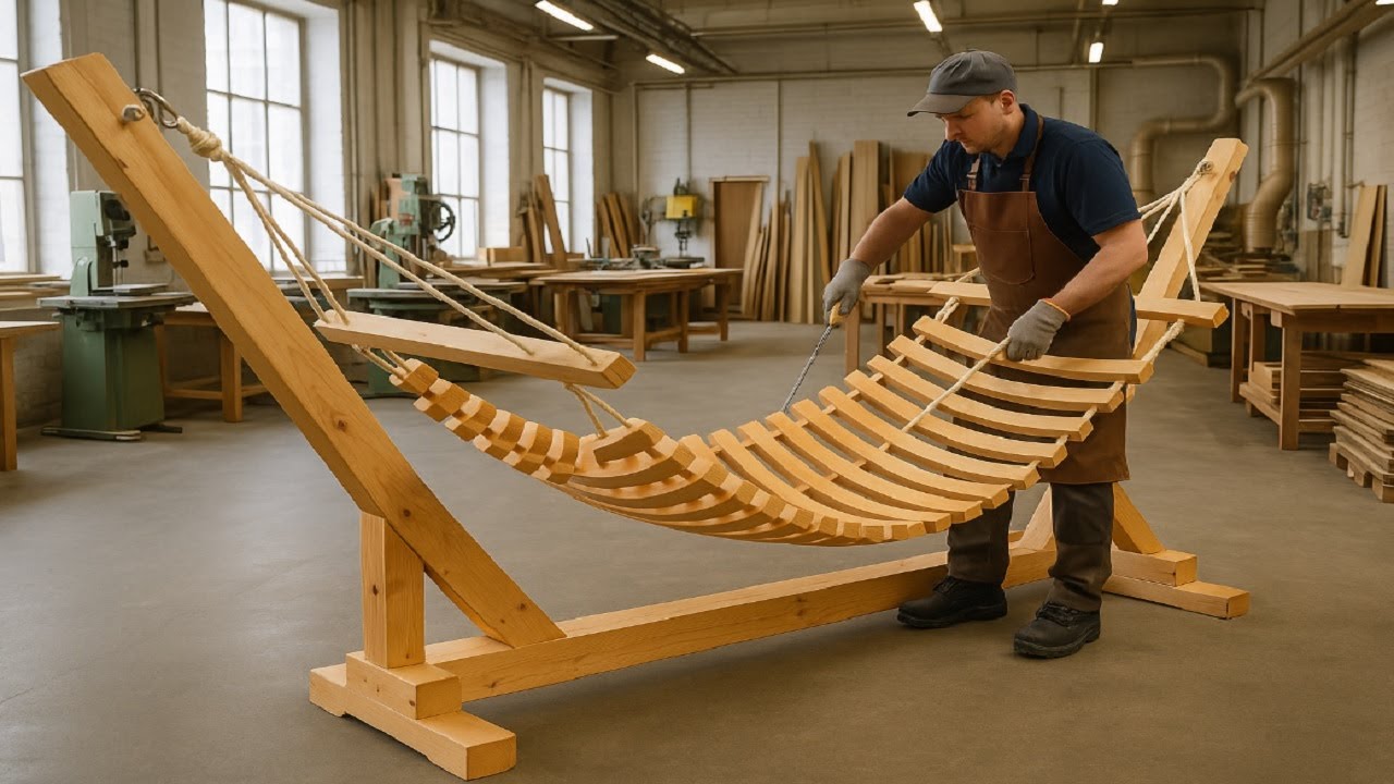 Carpenter Enjoys The Fruits of His Labor After Hours of Hard Work // Amazing Idea For Summer