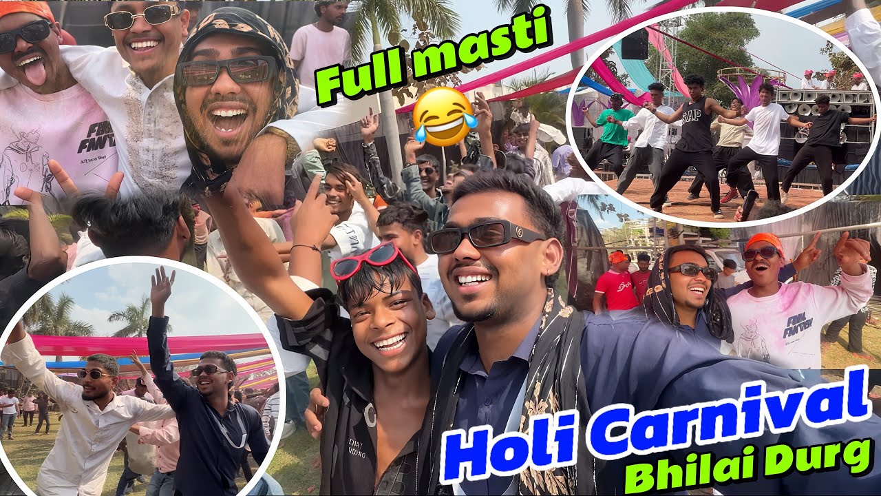 Holi Carnival 2026❤️| Full Masti 😂❤️ | Bhilai Durg 📍