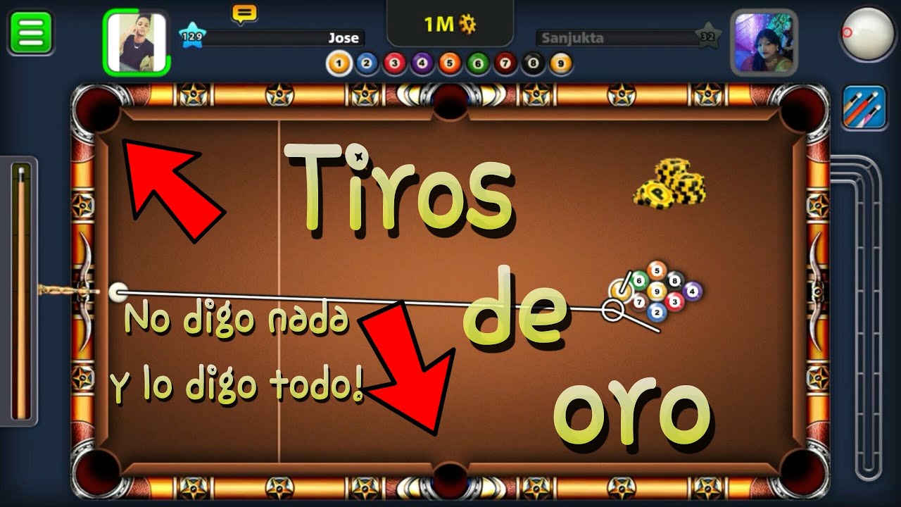 Ganando con tiros de oro 9 ball pool | soy jose rosario| 8 ball pool.