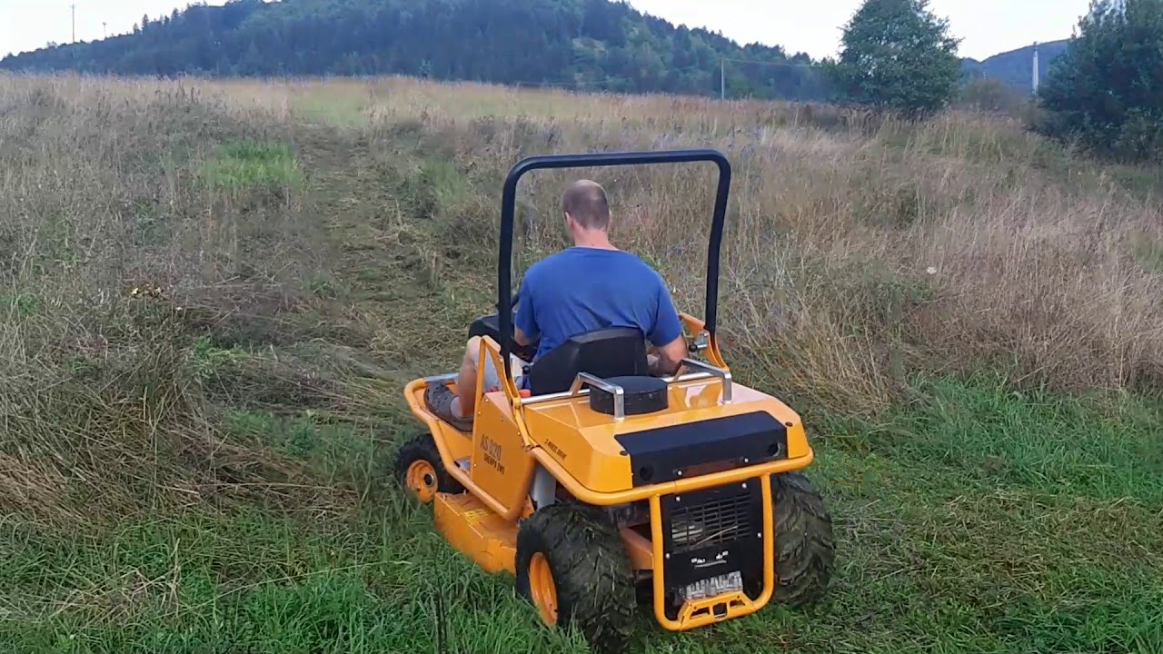 Predvádzanie traktorovej svahovej kosačky - AS 920 SHERPA 2WD - Kravec s.r.o.