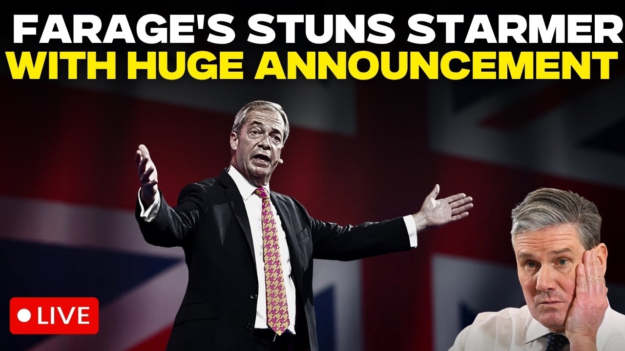 Nigel Farage Live | Farage's SCORCHING attack on Keir Starmer | UK Election | Reform UK  |  Welsh