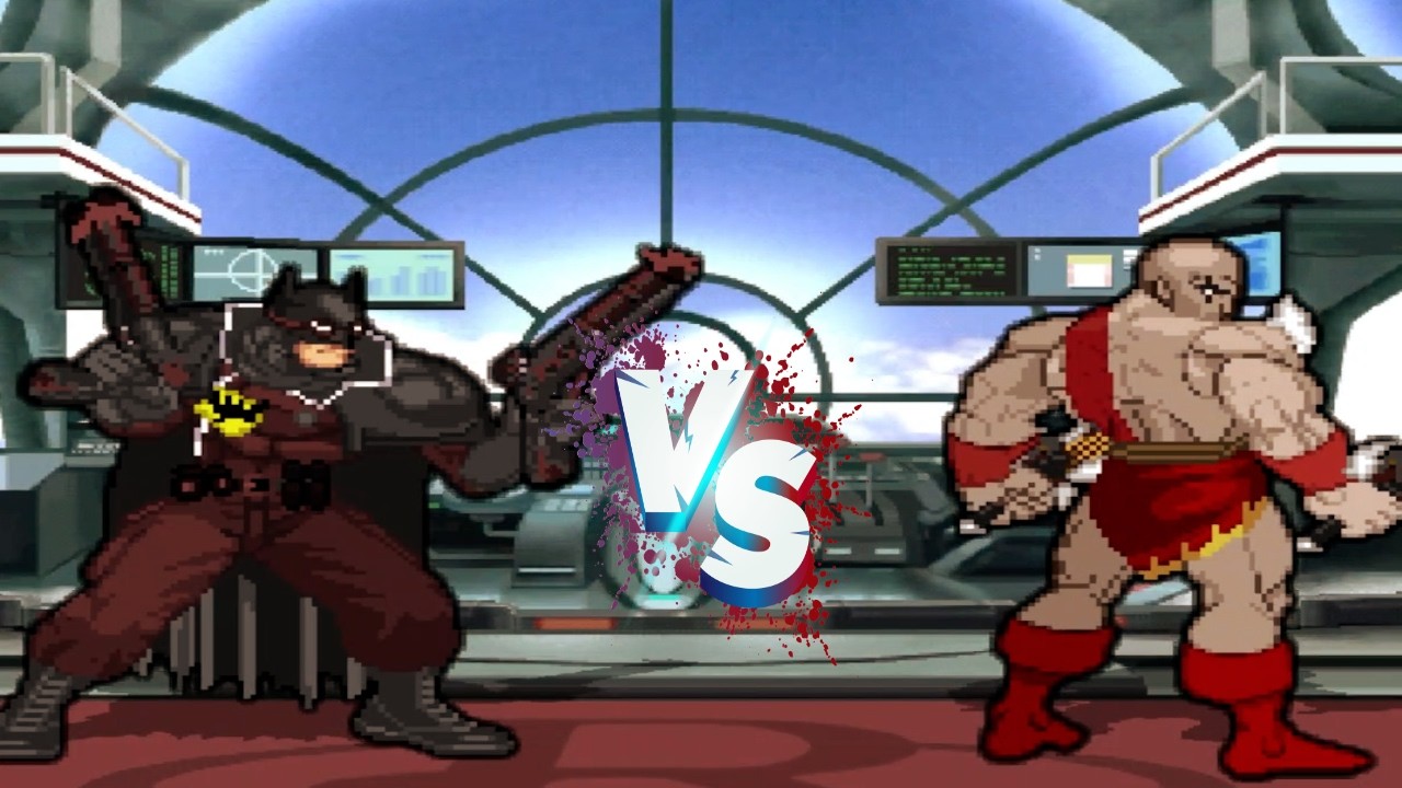 BATMAN VS KRATOS
