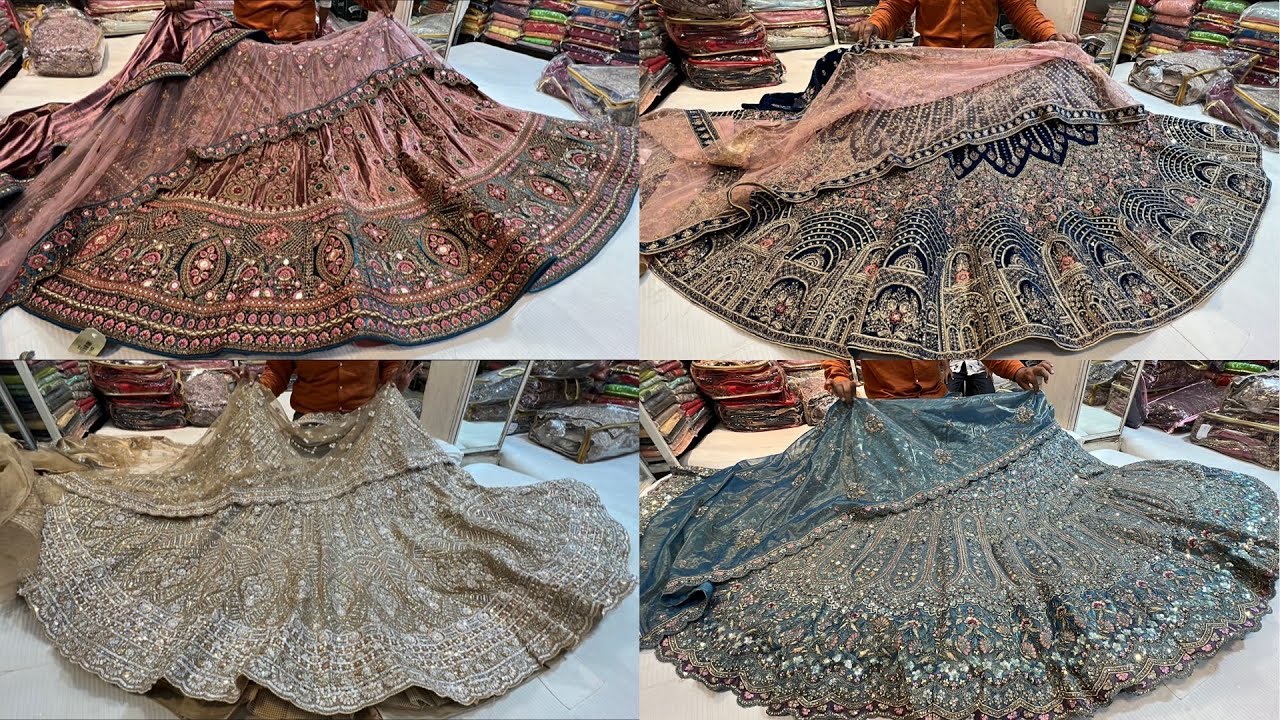 chickpet Bangalore wholesale fancy designer lehangas|| Single piece courier available
